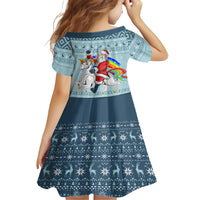 Unicorn - Make Christmas Magical Again Family Matching Short Sleeve Bodycon Dress and Hawaiian Shirt - Wonder Print Shop