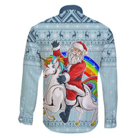 Unicorn - Make Christmas Magical Again Family Matching Short Sleeve Bodycon Dress and Hawaiian Shirt - Wonder Print Shop