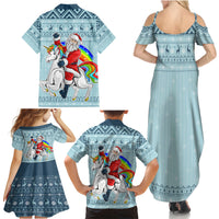 Unicorn - Make Christmas Magical Again Family Matching Summer Maxi Dress and Hawaiian Shirt - Wonder Print Shop