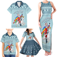 Unicorn - Make Christmas Magical Again Family Matching Tank Maxi Dress and Hawaiian Shirt - Wonder Print Shop