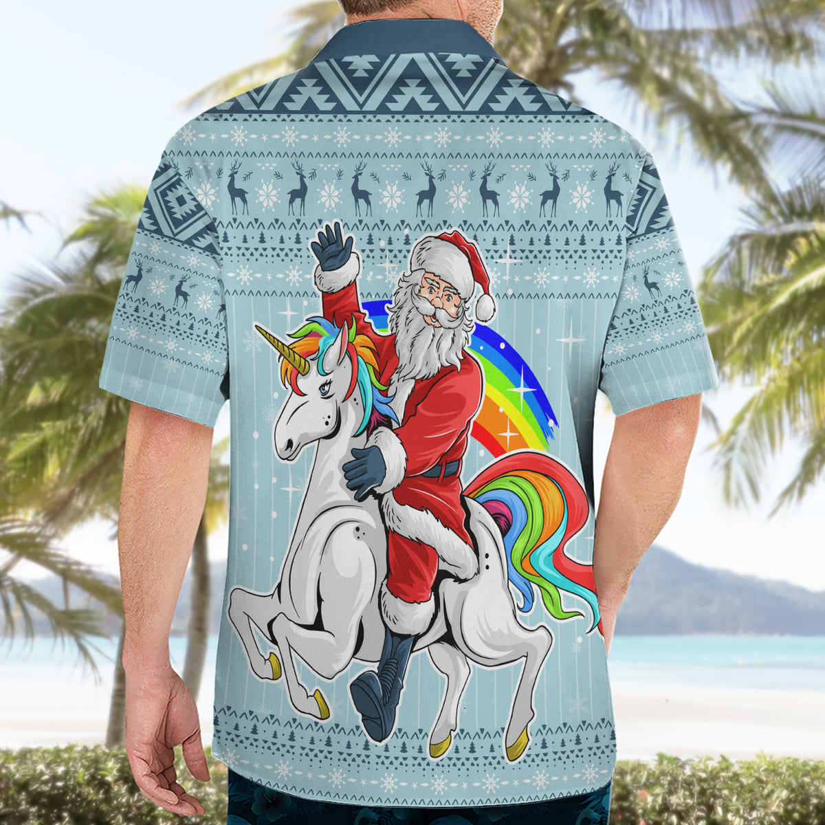 Unicorn - Make Christmas Magical Again Hawaiian Shirt - Wonder Print Shop