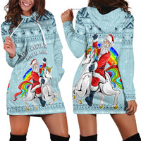 Unicorn - Make Christmas Magical Again Hoodie Dress - Wonder Print Shop