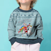 Wonder Print Christmas Kid Ugly Christmas Sweater Unicorn - Make Christmas Magical Again - Wonder Print Shop