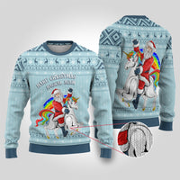 Wonder Print Christmas Ugly Christmas Sweater Unicorn - Make Christmas Magical Again - Wonder Print Shop