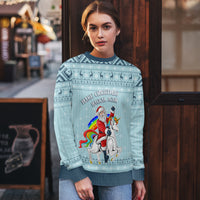 Wonder Print Christmas Ugly Christmas Sweater Unicorn - Make Christmas Magical Again - Wonder Print Shop