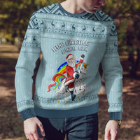Wonder Print Christmas Ugly Christmas Sweater Unicorn - Make Christmas Magical Again - Wonder Print Shop