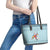 Unicorn - Make Christmas Magical Again Leather Tote Bag - Wonder Print Shop