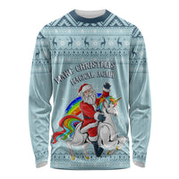 Unicorn - Make Christmas Magical Again Long Sleeve Shirt - Wonder Print Shop