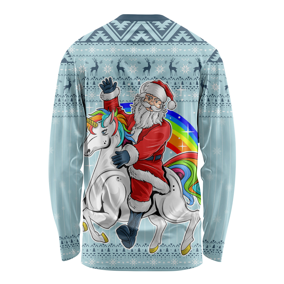 Unicorn - Make Christmas Magical Again Long Sleeve Shirt - Wonder Print Shop