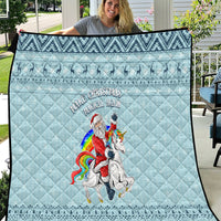 Unicorn - Make Christmas Magical Again Quilt - Wonder Print Shop