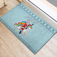 Unicorn - Make Christmas Magical Again Rubber Doormat - Wonder Print Shop