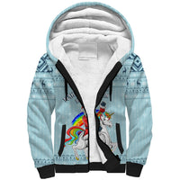 Unicorn - Make Christmas Magical Again Sherpa Hoodie - Wonder Print Shop