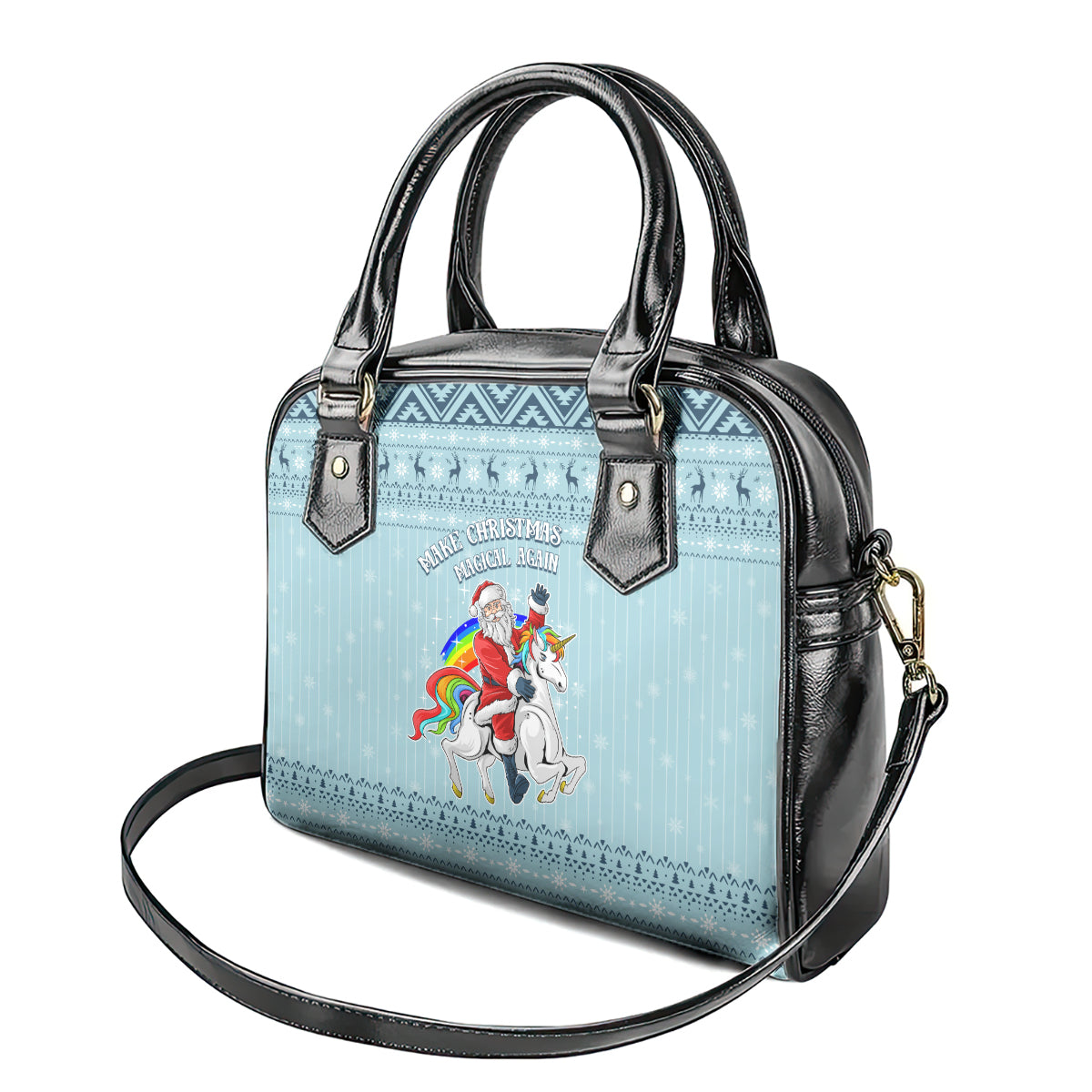 unicorn-make-christmas-magical-again-shoulder-handbag