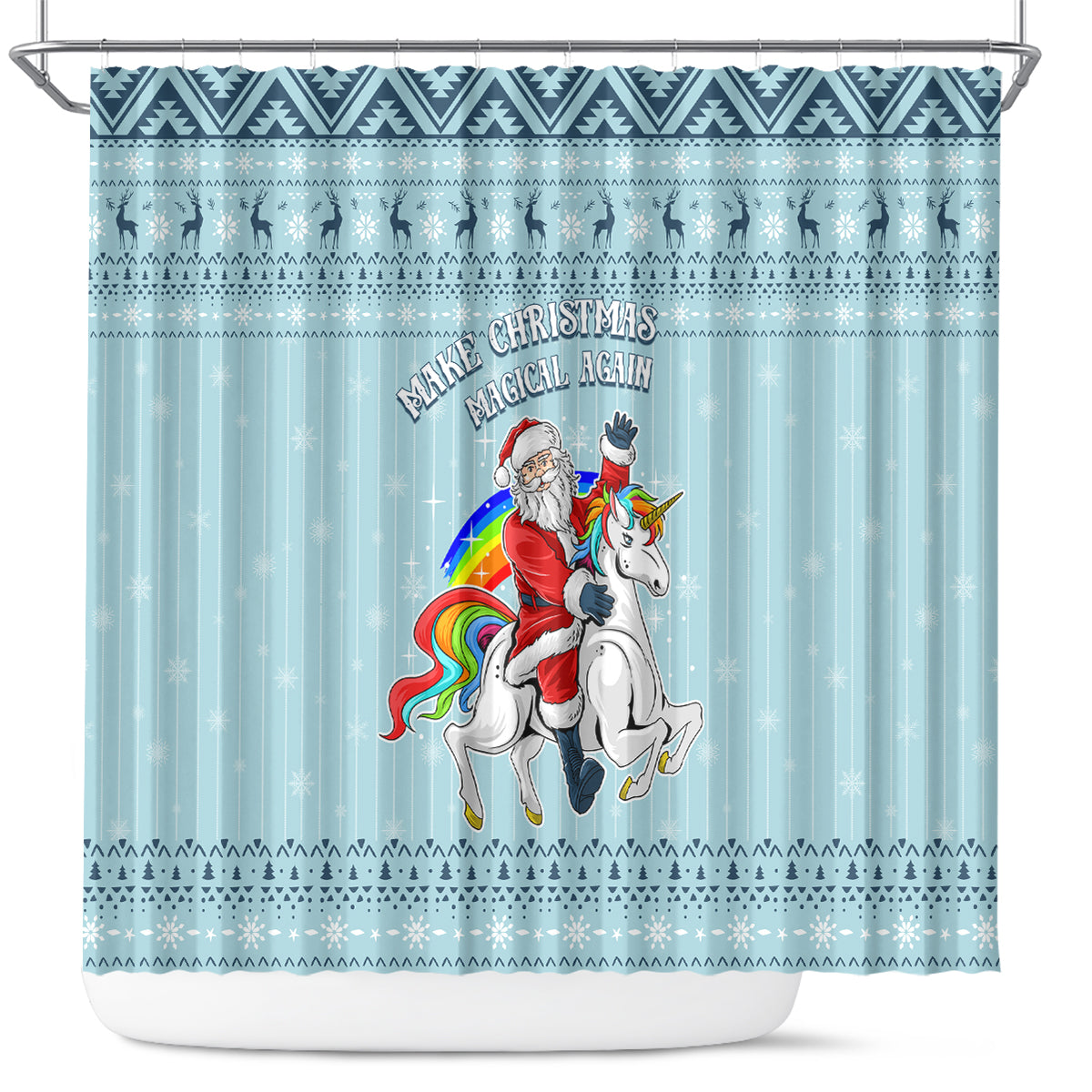 unicorn-make-christmas-magical-again-shower-curtain