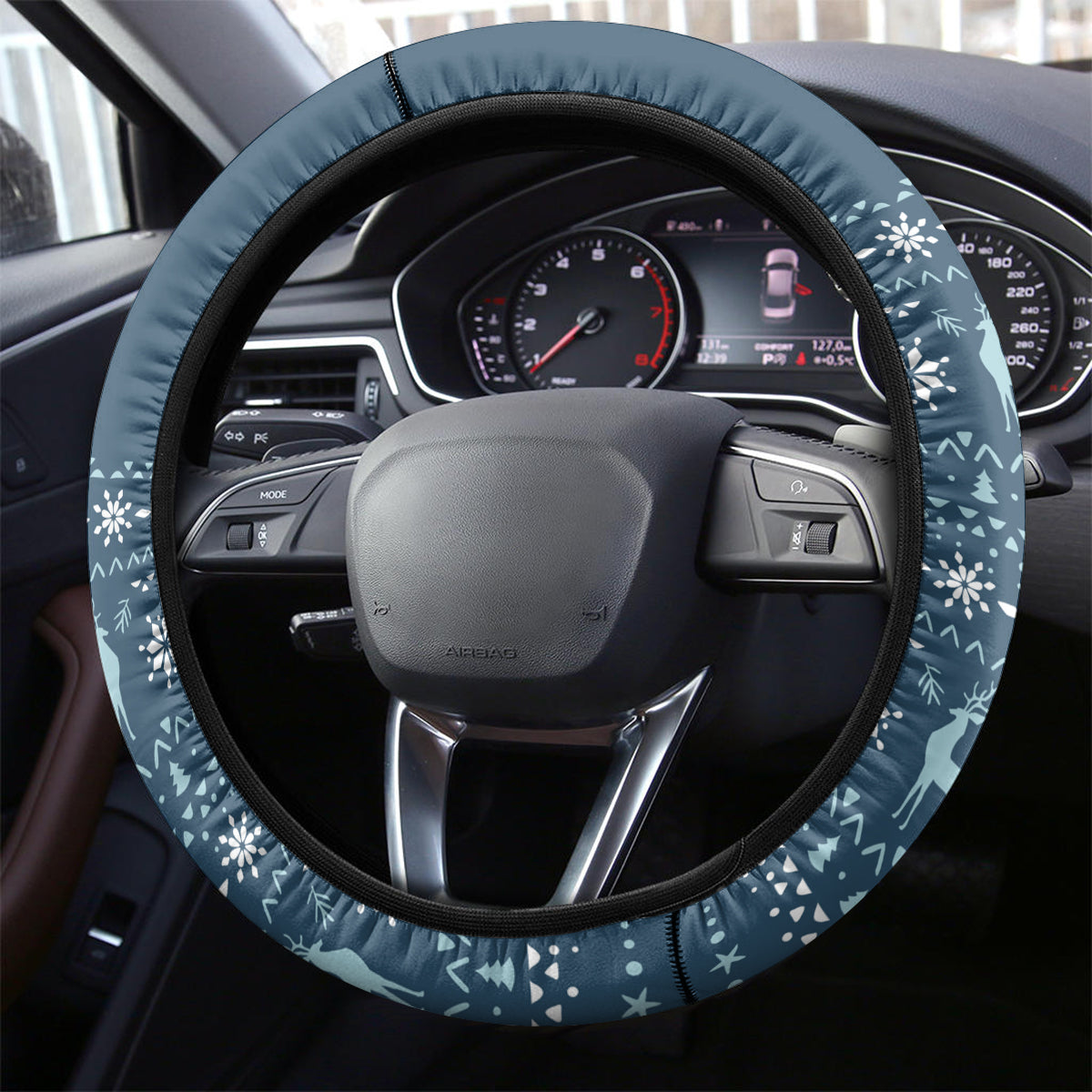 Unicorn - Make Christmas Magical Again Steering Wheel Cover - Wonder Print Shop