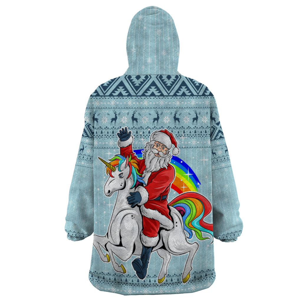 Unicorn - Make Christmas Magical Again Wearable Blanket Hoodie - Wonder Print Shop