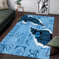 Bula Fiji Tapa Mix Christmas Area Rug Vintage Style LT7 - Wonder Print Shop