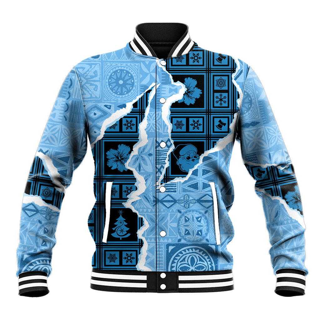 Bula Fiji Tapa Mix Christmas Baseball Jacket Vintage Style LT7 - Wonder Print Shop
