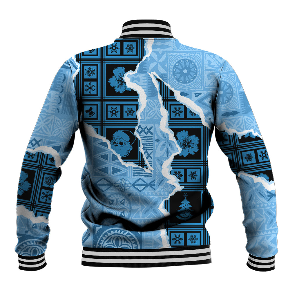 Bula Fiji Tapa Mix Christmas Baseball Jacket Vintage Style LT7 - Wonder Print Shop