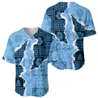 Bula Fiji Tapa Mix Christmas Baseball Jersey Vintage Style LT7 - Wonder Print Shop
