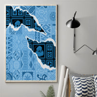 Bula Fiji Tapa Mix Christmas Canvas Wall Art Vintage Style LT7 - Wonder Print Shop