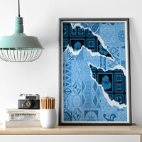 Bula Fiji Tapa Mix Christmas Canvas Wall Art Vintage Style LT7 - Wonder Print Shop