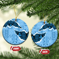 Bula Fiji Tapa Mix Christmas Ceramic Ornament Vintage Style LT7 - Wonder Print Shop