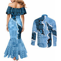 bula-fiji-tapa-mix-christmas-couples-matching-mermaid-dress-and-long-sleeve-button-shirt-vintage-style