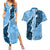 Bula Fiji Tapa Mix Christmas Couples Matching Summer Maxi Dress and Hawaiian Shirt Vintage Style LT7 - Wonder Print Shop