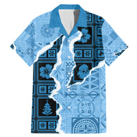 Bula Fiji Tapa Mix Christmas Family Matching Mermaid Dress and Hawaiian Shirt Vintage Style LT7 - Wonder Print Shop