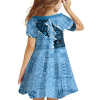 Bula Fiji Tapa Mix Christmas Family Matching Tank Maxi Dress and Hawaiian Shirt Vintage Style - Wonder Print Shop