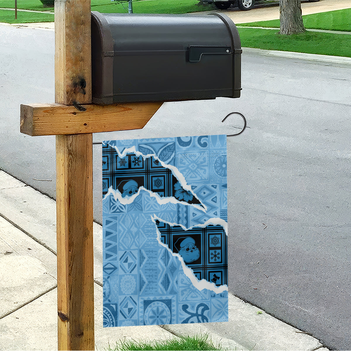 Bula Fiji Tapa Mix Christmas Garden Flag Vintage Style - Wonder Print Shop