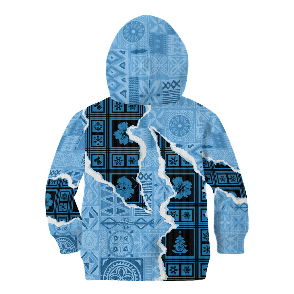 Bula Fiji Tapa Mix Christmas Kid Hoodie Vintage Style - Wonder Print Shop