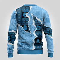 Bula Fiji Tapa Mix Christmas Ugly Christmas Sweater Vintage Style - Wonder Print Shop