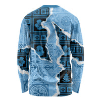 Bula Fiji Tapa Mix Christmas Long Sleeve Shirt Vintage Style - Wonder Print Shop