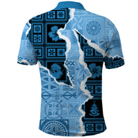 Bula Fiji Tapa Mix Christmas Polo Shirt Vintage Style - Wonder Print Shop