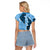 Bula Fiji Tapa Mix Christmas Raglan Cropped T Shirt Vintage Style - Wonder Print Shop