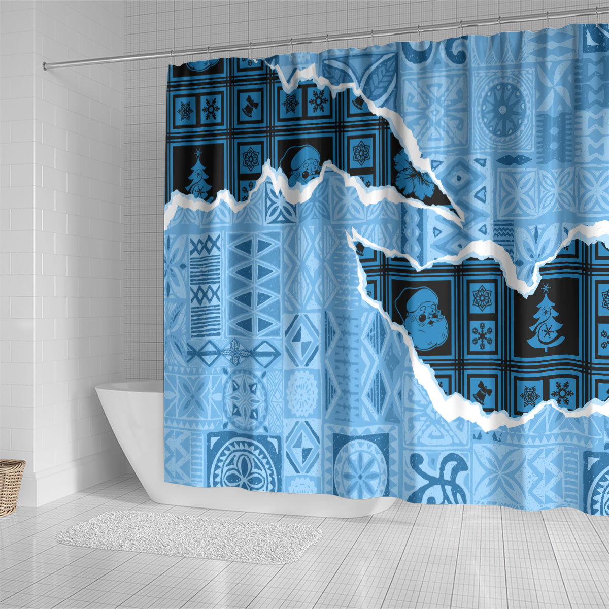 bula-fiji-tapa-mix-christmas-shower-curtain-vintage-style