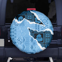 Bula Fiji Tapa Mix Christmas Spare Tire Cover Vintage Style - Wonder Print Shop