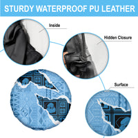 Bula Fiji Tapa Mix Christmas Spare Tire Cover Vintage Style - Wonder Print Shop