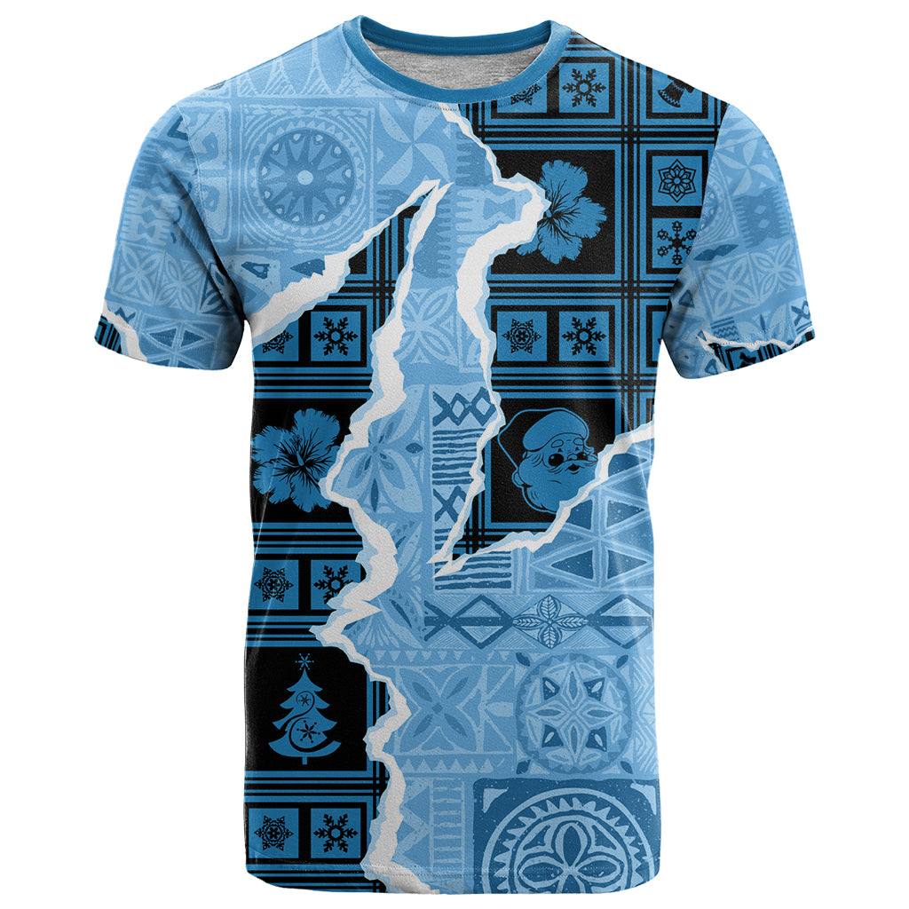Bula Fiji Tapa Mix Christmas T Shirt Vintage Style - Wonder Print Shop