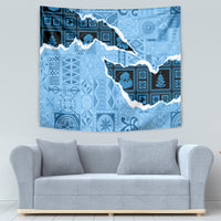 Bula Fiji Tapa Mix Christmas Tapestry Vintage Style - Wonder Print Shop