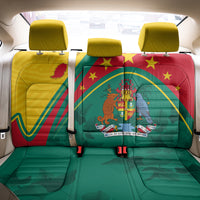 Grenada Back Car Seat Cover Stars and Bougainvillea LT7 - Wonder Print Shop