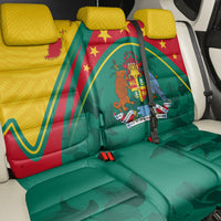 Grenada Back Car Seat Cover Stars and Bougainvillea LT7 - Wonder Print Shop