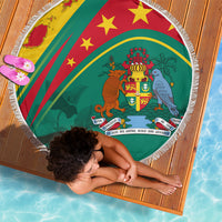 Grenada Beach Blanket Stars and Bougainvillea LT7 - Wonder Print Shop