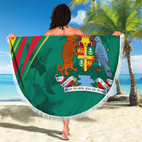 Grenada Beach Blanket Stars and Bougainvillea LT7 - Wonder Print Shop