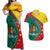 Grenada Couples Matching Off Shoulder Maxi Dress and Hawaiian Shirt Stars and Bougainvillea LT7 - Wonder Print Shop