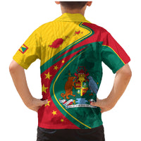 Grenada Family Matching Mermaid Dress and Hawaiian Shirt Stars and Bougainvillea LT7 - Wonder Print Shop