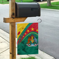 Grenada Garden Flag Stars and Bougainvillea - Wonder Print Shop