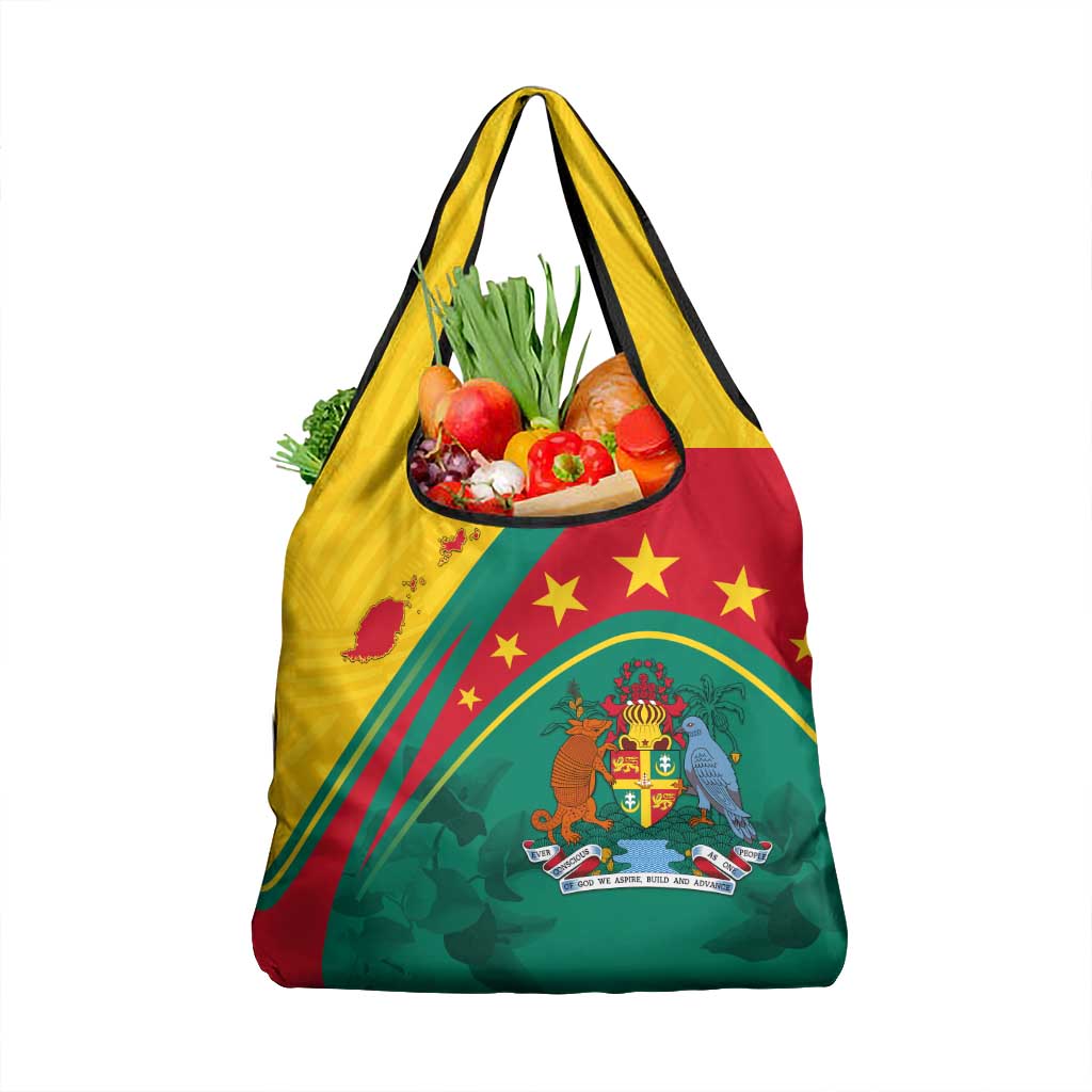 Grenada Grocery Bag Stars and Bougainvillea